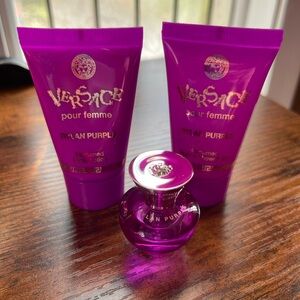 NEW Versace Dylan Set Shower Gel Lotion Mini Perfume Set